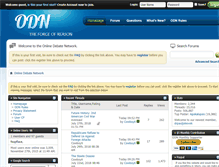 Tablet Screenshot of onlinedebate.net
